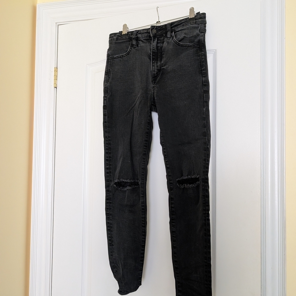American Eagle Black Women's Skinny Jeans Size 6 Short
